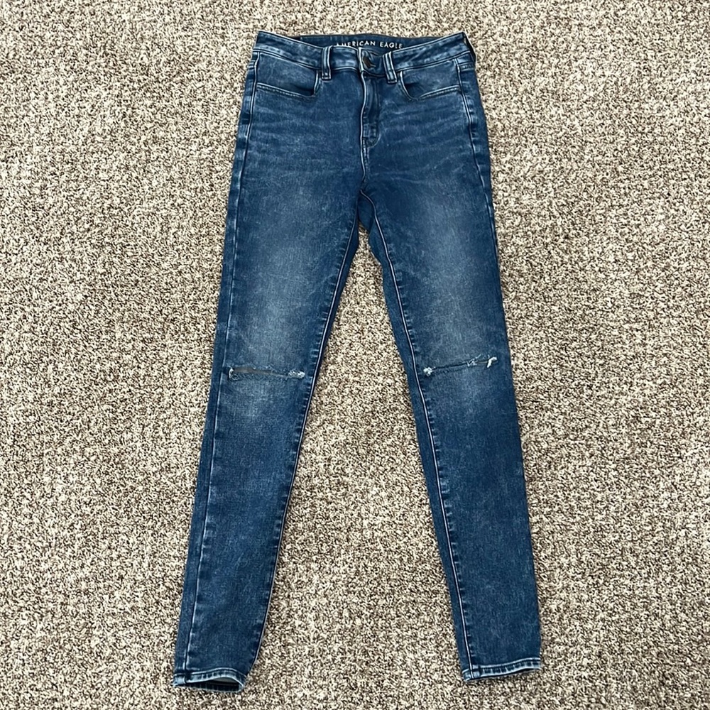 American Eagle super stretch long skinny jeans